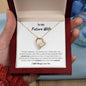 To My Future Wife | I'm Not Perfect Forever Love Necklace