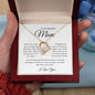 To My Beautiful Mom | Thank You Forever Love Necklace