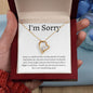 I'm Sorry | Believe Forever Love Necklace
