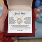 To My Bonus Mom | Held My Hand Forever Love Necklace