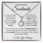 To My Beautiful Soulmate | In Your Eyes Eternal Hope Necklace