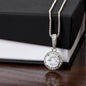 To My Beautiful Soulmate | In Your Eyes Eternal Hope Necklace