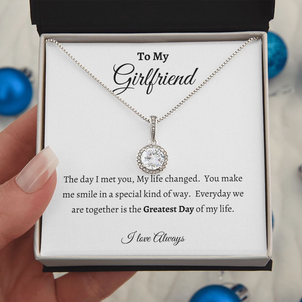 To My Girlfriend | Life Changed Eternal Love Necklace