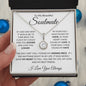 To My Beautiful Soulmate | In Your Eyes Eternal Hope Necklace
