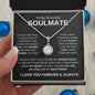 To My Beautiful Soulmate | Missing Piece Eternal Hope Necklace