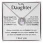 To My Daughter | Believe Lucky in Love Necklace