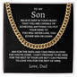 To My Son | Promise Cuban Link Chain
