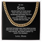To My Son | Win Or Learn Cuban Link Chain
