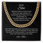 To My Son | Aim For The Skies Cuban Link Chain