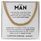 To My Man | Heart To You Cuban Link Chain