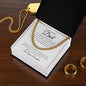 To My Awesome Dad | I Love You From Daughter Cuban Link Chain
