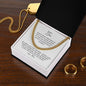 My Son | Never Stop - Cuban Link Chain