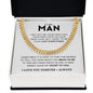 To My Man | Heart To You Cuban Link Chain
