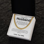 To My Wonderful Husband | I Love You Cuban Link Chain