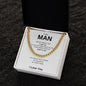 To My Man | Never Forget Cuban Link Chain