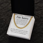 I'm Sorry | Believe Me Cuban Link Chain