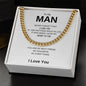 To My Man | Never Forget Cuban Link Chain