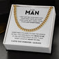 To My Man | Heart To You Cuban Link Chain