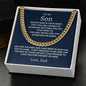 To My Son | Achieving Cuban Link Chain