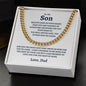 To My Son | Love Cuban Link Chain
