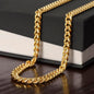 To My Man | Never Forget Cuban Link Chain