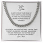 My Son | Never Stop - Cuban Link Chain