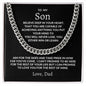 To My Son | Promise Cuban Link Chain
