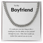 To My Boyfriend | One Thing Cuban Link Chain