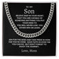 To My Son | Win Or Learn Cuban Link Chain