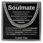 To My Soulmate | Braver Cuban Link Chain
