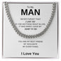 To My Man | Never Forget Cuban Link Chain