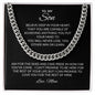 To My Son | Aim For The Skies Cuban Link Chain