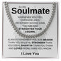 To My Soulmate | Straighten Your Crown Cuban Link Chain