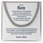To My Son | Love Cuban Link Chain