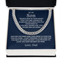 To My Son | Achieving Cuban Link Chain