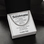 To My Soulmate | My Heart Cuban Link Chain