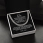 To My Son | Promise Cuban Link Chain