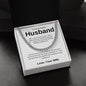 To My Wonderful Husband | I Love You Cuban Link Chain