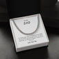 To My Dad | Thank You Cuban Link Necklace From Son