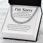 I'm Sorry | I Wish Cuban Link Chain