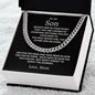 To My Son | Win Or Learn Cuban Link Chain