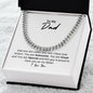 To My Dad | Awesome Cuban Link Chain