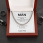 To My Man | Never Forget Cuban Link Chain
