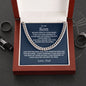 To My Son | Achieving Cuban Link Chain
