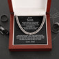 To My Son | Promise Cuban Link Chain