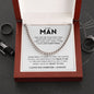 To My Man | Heart To You Cuban Link Chain