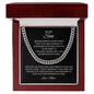To My Son | Aim For The Skies Cuban Link Chain