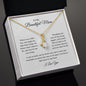 To My Beautiful Mom | Thank You Alluring Beauty Necklace From Son