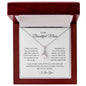 To My Beautiful Mom | Thank You Alluring Beauty Necklace From Son