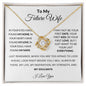To My Future Wife | In Your Eyes Love Knot Necklace